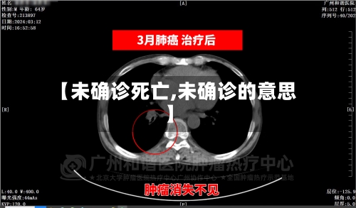 【未确诊死亡,未确诊的意思】