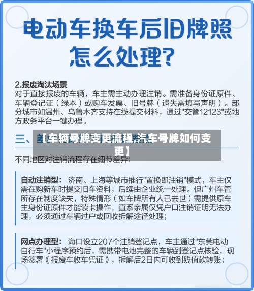 【车辆号牌变更流程,汽车号牌如何变更】