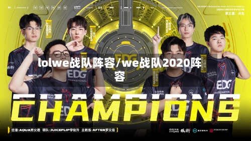 lolwe战队阵容/we战队2020阵容