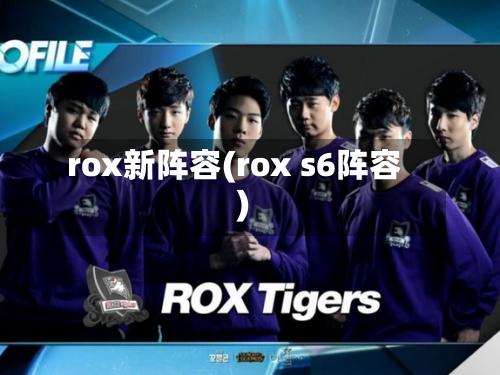 rox新阵容(rox s6阵容)