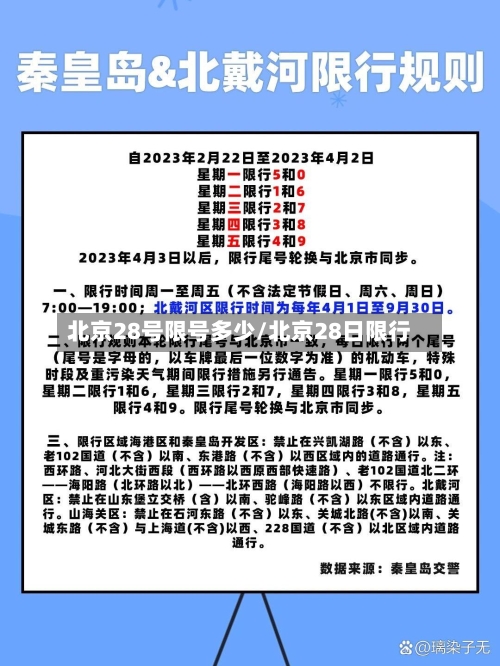 北京28号限号多少/北京28日限行