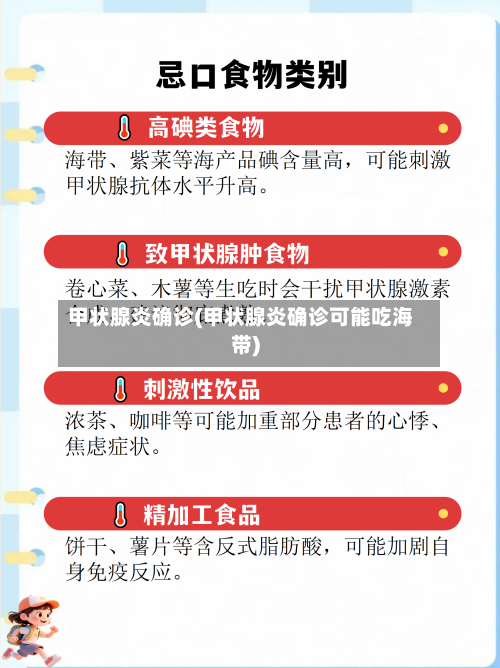 甲状腺炎确诊(甲状腺炎确诊可能吃海带)