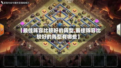 【最佳阵容比较好的阵型,最佳阵容比较好的阵型有哪些】