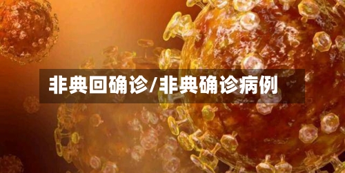 非典回确诊/非典确诊病例