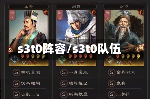s3t0阵容/s3t0队伍