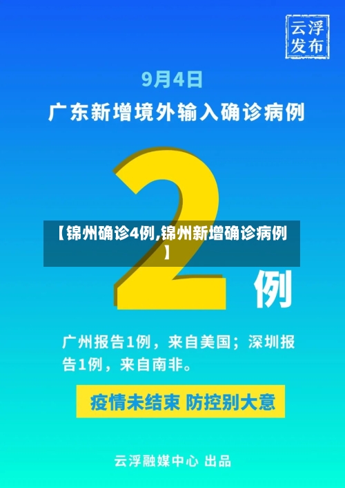 【锦州确诊4例,锦州新增确诊病例】
