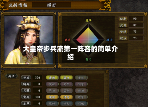 大皇帝步兵流第一阵容的简单介绍