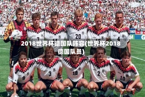 2018世界杯德国队阵容(世界杯2018德国队员)