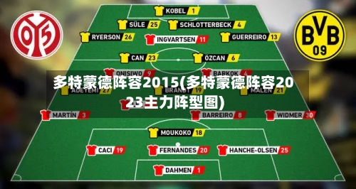 多特蒙德阵容2015(多特蒙德阵容2023主力阵型图)