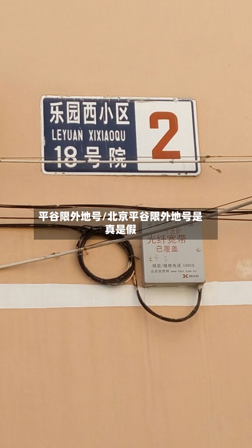 平谷限外地号/北京平谷限外地号是真是假