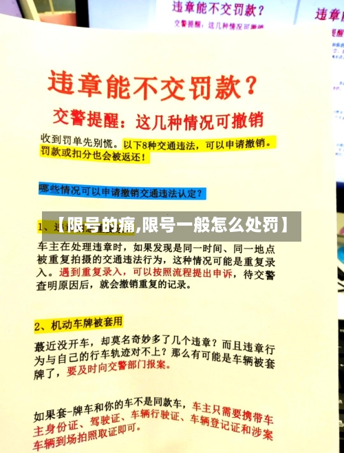 【限号的痛,限号一般怎么处罚】