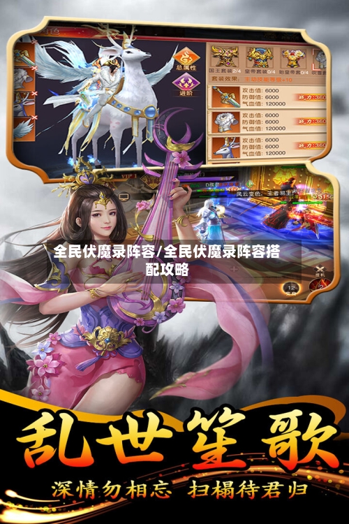 全民伏魔录阵容/全民伏魔录阵容搭配攻略