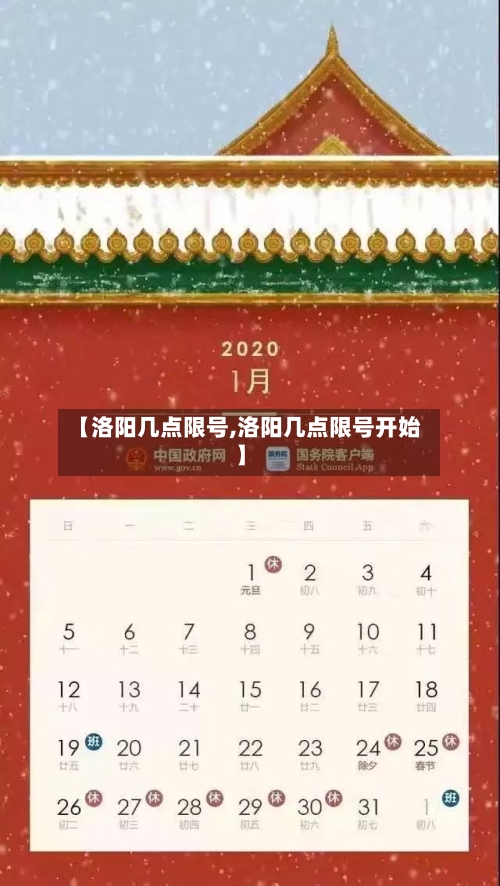 【洛阳几点限号,洛阳几点限号开始】