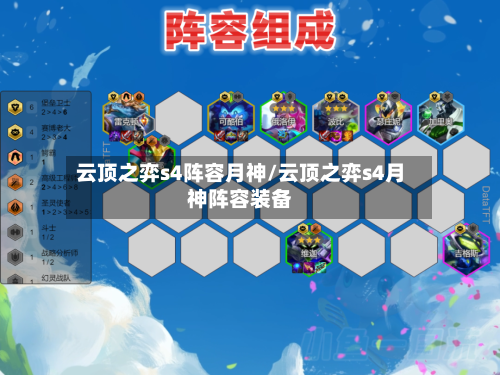 云顶之弈s4阵容月神/云顶之弈s4月神阵容装备