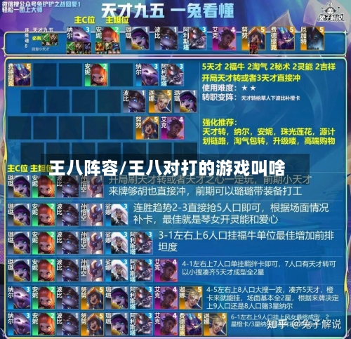 王八阵容/王八对打的游戏叫啥