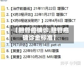 【胆管癌确诊,胆管癌确诊金标准】