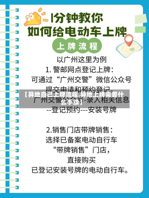 【异地自己上牌流程,异地上牌需要什么手续】